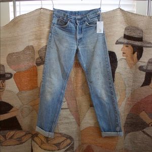 Vintage high waisted Levi’s distressed denim 501s